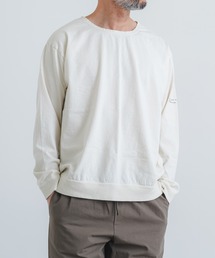 quadro（クオドロ）の「BDドライ度詰め天竺長袖クルーネックプルオーバー（Tシャツ/カットソー）」