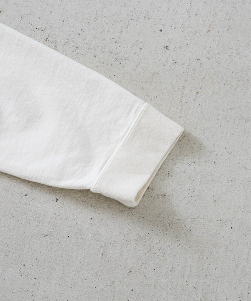 quadro（クオドロ）の「BDドライ度詰め天竺長袖クルーネックプルオーバー（Tシャツ/カットソー・メンズ・チャコール/ブルーグレー/アイボリー・LARGE/MEDIUM）」の10枚目の写真