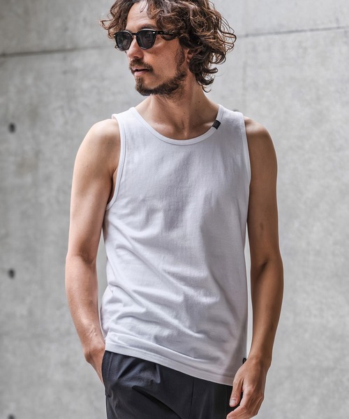 1minute 1second(ワンミニットワンセカンド)の「mta605-heart patch tank top タンクトップ(1M26N190)(タンクトップ・メンズ・ホワイト/ブラック・XL/L/M)」の17枚目の写真