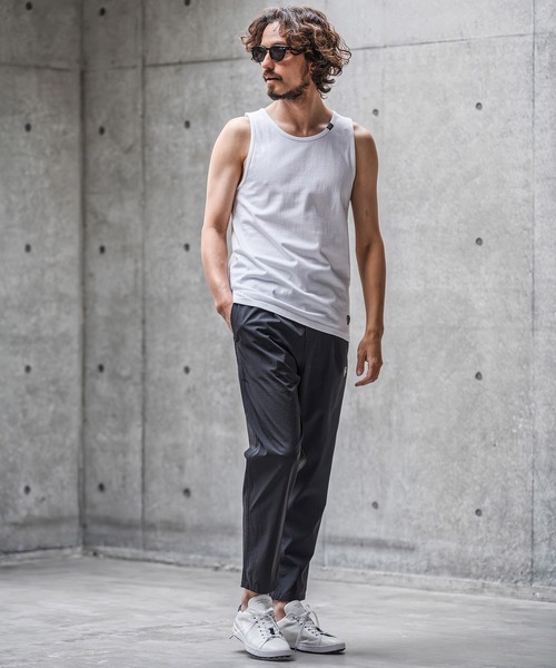 1minute 1second(ワンミニットワンセカンド)の「mta605-heart patch tank top タンクトップ(1M26N190)(タンクトップ・メンズ・ホワイト/ブラック・XL/L/M)」の20枚目の写真