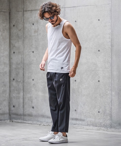 1minute 1second(ワンミニットワンセカンド)の「mta605-heart patch tank top タンクトップ(1M26N190)(タンクトップ・メンズ・ホワイト/ブラック・XL/L/M)」の21枚目の写真