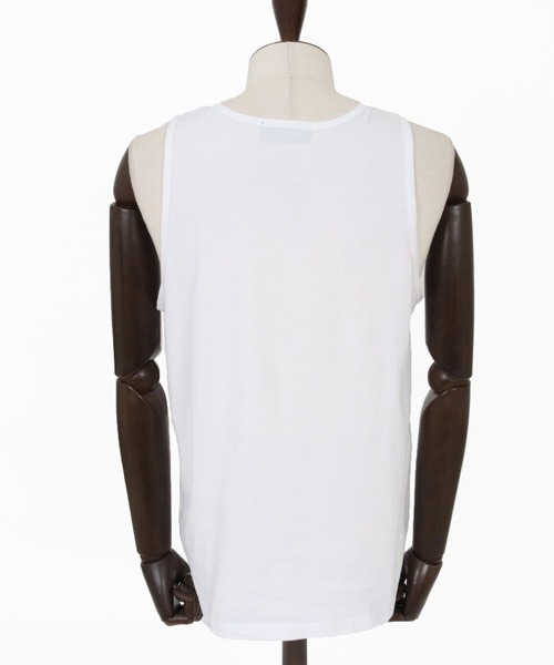 1minute 1second(ワンミニットワンセカンド)の「mta605-heart patch tank top タンクトップ(1M26N190)(タンクトップ・メンズ・ホワイト/ブラック・XL/L/M)」の3枚目の写真