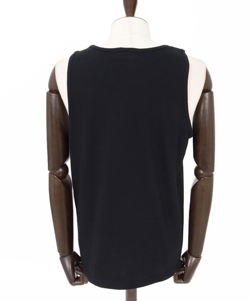 1minute 1second(ワンミニットワンセカンド)の「mta605-heart patch tank top タンクトップ(1M26N190)(タンクトップ・メンズ・ホワイト/ブラック・XL/L/M)」の6枚目の写真