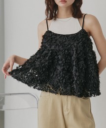 ad thie（アドティエ）の「フラワーモチーフ キャミソール（キャミソール）」