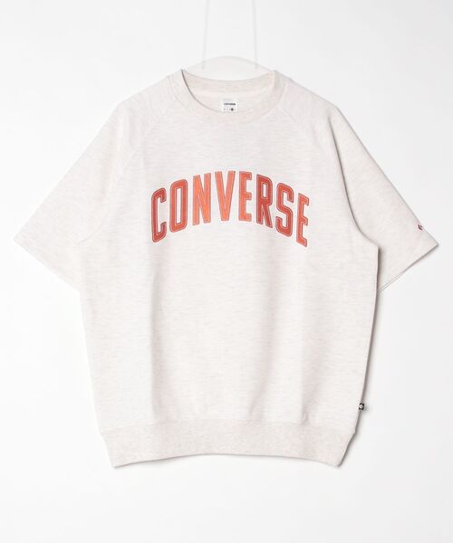 CONVERSE（コンバース）の「コンバース  CV ARCH LOGO SS SW TOP M アーチロゴショートスリーブスウェットトップス（スウェット・メンズ・ペールイエロー/サックスブルー/アイボリー/ブラック・M/L/LL）」の11枚目の写真