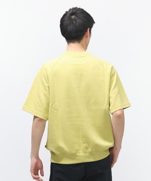 CONVERSE（コンバース）の「コンバース  CV ARCH LOGO SS SW TOP M アーチロゴショートスリーブスウェットトップス（スウェット・メンズ・ペールイエロー/サックスブルー/アイボリー/ブラック・M/L/LL）」の7枚目の写真