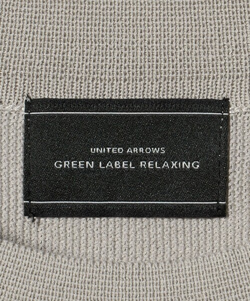 green label relaxing（グリーンレーベルリラクシング）の「コットンナイロン リンクス クルーネック ショートスリーブ ニット -ウォッシャブル-（ニット/セーター・メンズ・ブラック/ライム/ライトグレー・M/L/S/XL）」の21枚目の写真
