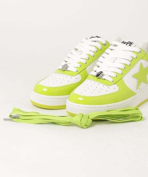 A BATHING APE（アベイシングエイプ）の「BAPE STA #1（スニーカー・メンズ・ブラック/ピンク/グリーン・7/10/9/9.5/12/11/8/8.5/13）」の18枚目の写真