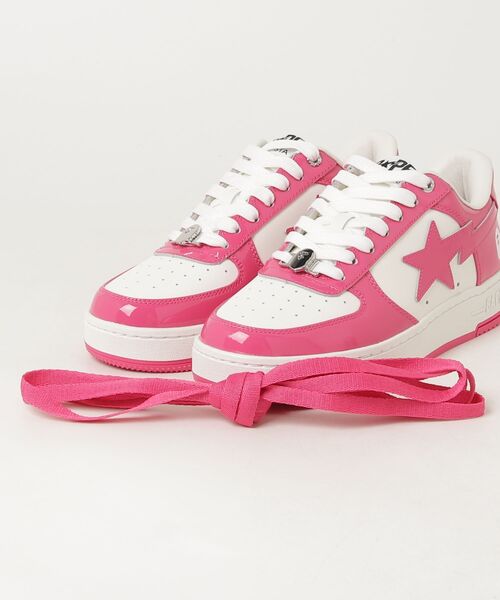 A BATHING APE（アベイシングエイプ）の「BAPE STA #1（スニーカー・メンズ・ブラック/ピンク/グリーン・7/10/9/9.5/12/11/8/8.5/13）」の20枚目の写真