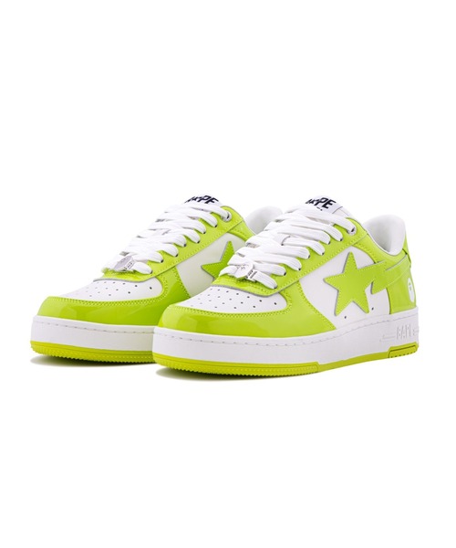 A BATHING APE（アベイシングエイプ）の「BAPE STA #1（スニーカー・メンズ・ブラック/ピンク/グリーン・7/10/9/9.5/12/11/8/8.5/13）」の3枚目の写真