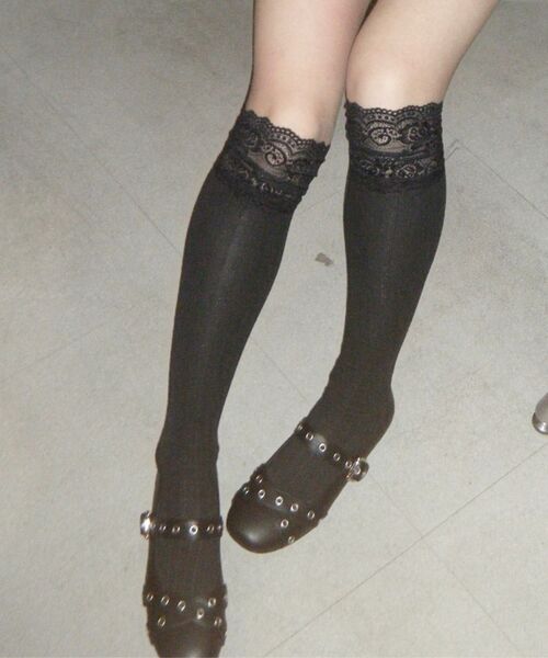 FORRR(フォルンルン)の「Big Eyelet Strap Maryjane Black(スニーカー・レディース・ブラック・23cm/24cm/25cm)」の8枚目の写真
