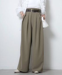 Riberry | 2タックワイドパンツ(スラックス)
