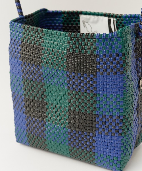 OJO DE MEX(オホデメックス)の「OJO DE MEX/オホデメックス Plastico Cago Tote - shoulder - かごバッグ バケットバッグ バスケット スクエア メルカドバッグ 秋 秋服 2026年秋冬(ショルダーバッグ・レディース・ブラック系その他/その他・FREE)」の12枚目の写真