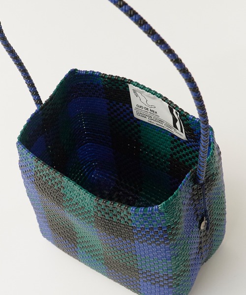 OJO DE MEX(オホデメックス)の「OJO DE MEX/オホデメックス Plastico Cago Tote - shoulder - かごバッグ バケットバッグ バスケット スクエア メルカドバッグ 秋 秋服 2026年秋冬(ショルダーバッグ・レディース・ブラック系その他/その他・FREE)」の6枚目の写真