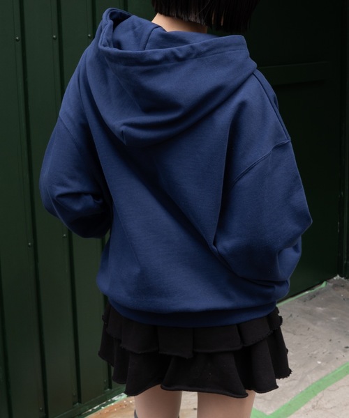 FLUKE HOLIC(フロックホリック)の「CRYING EMB LOGO PARKA(パーカー・レディース・ネイビー/グレー/ブラック・SMALL/MEDIUM/LARGE)」の15枚目の写真