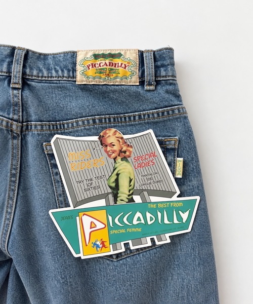CANAL JEAN(キャナルジーン)の「PICCADILLY Chloe セミフレアデニムパンツ(デニムパンツ・レディース・ブルー/ダークブルー・25/26)」の5枚目の写真