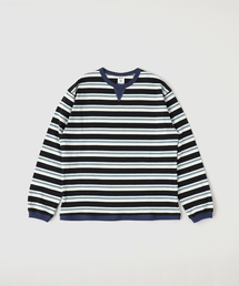 B.C STOCK（ベーセーストック）の「FORHUS カラーマルチボーダー（Tシャツ/カットソー）」