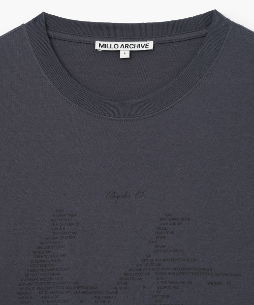 Millo Archive（ミロ アーカイブ）の「チャプター17 Tシャツ [ミッドナイトブラック]（Tシャツ/カットソー・メンズ・その他・LARGE/X-LARGE/MEDIUM）」の2枚目の写真