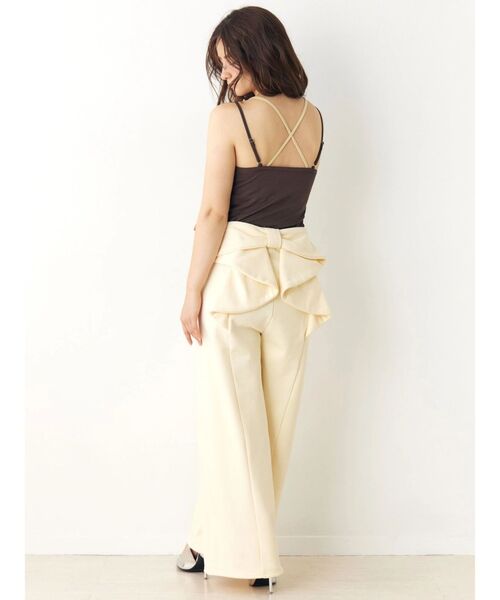 CALNAMUR（カルナムール）の「レイヤードワンポイントキャミ（キャミソール・レディース・その他1/ピンク/ブラウン・FREE）」の20枚目の写真