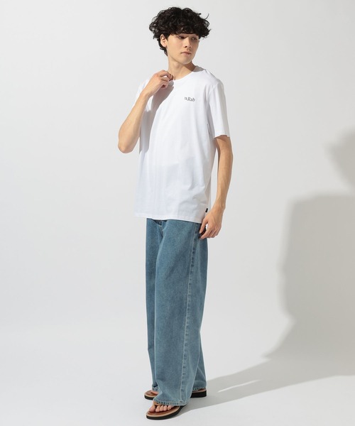 Rab(ラブ)の「【Rab(ラブ)】スタンス ピッチ Tシャツ(Tシャツ/カットソー・メンズ・ブラック/オフホワイト・LARGE)」の3枚目の写真