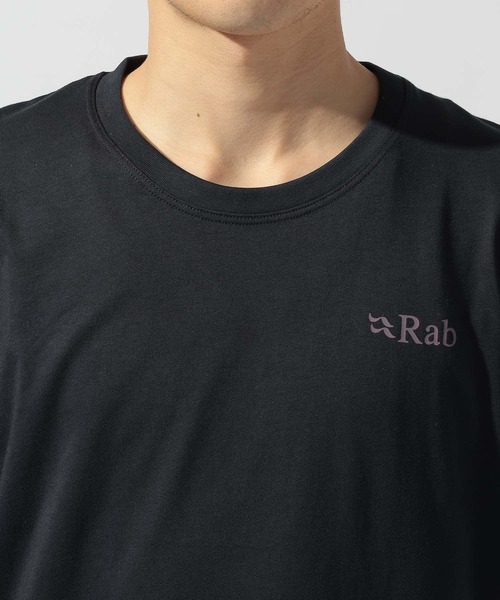 Rab(ラブ)の「【Rab(ラブ)】スタンス ピッチ Tシャツ(Tシャツ/カットソー・メンズ・ブラック/オフホワイト・LARGE)」の12枚目の写真