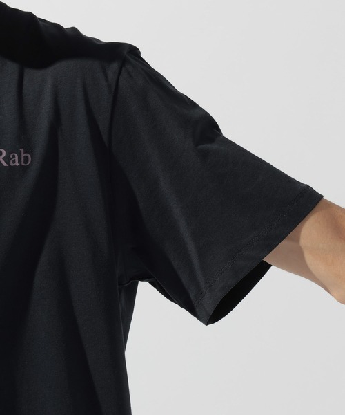 Rab(ラブ)の「【Rab(ラブ)】スタンス ピッチ Tシャツ(Tシャツ/カットソー・メンズ・ブラック/オフホワイト・LARGE)」の14枚目の写真