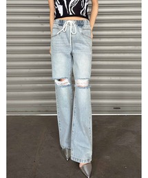 EGOIST | ウエストゴムデニムパンツ(デニムパンツ)