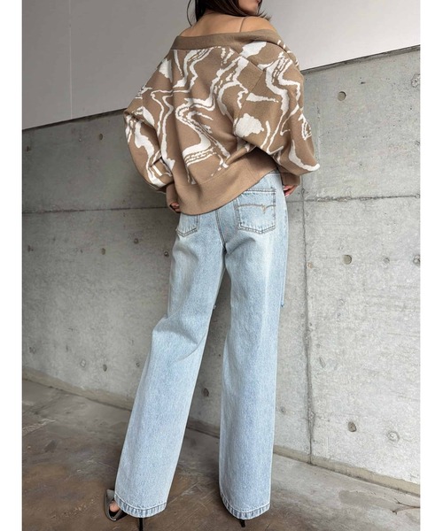 EGOIST（エゴイスト）の「ウエストゴムデニムパンツ（デニムパンツ・レディース・ブルー・S/M）」の9枚目の写真