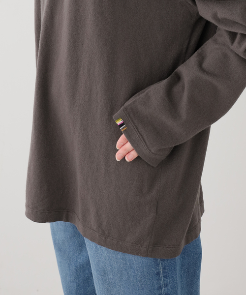 ニット Merino/cashmere full-zip sweater in grey — Y-0020 | YACAIA