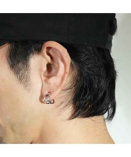 JAM HOME MADE（ジャムホームメイド）の「MM1 マリンチェーンピースピアス/メンズ/レディース/ユニセックス（ピアス（片耳用）・メンズ・シルバー・ONE SIZE）」の9枚目の写真