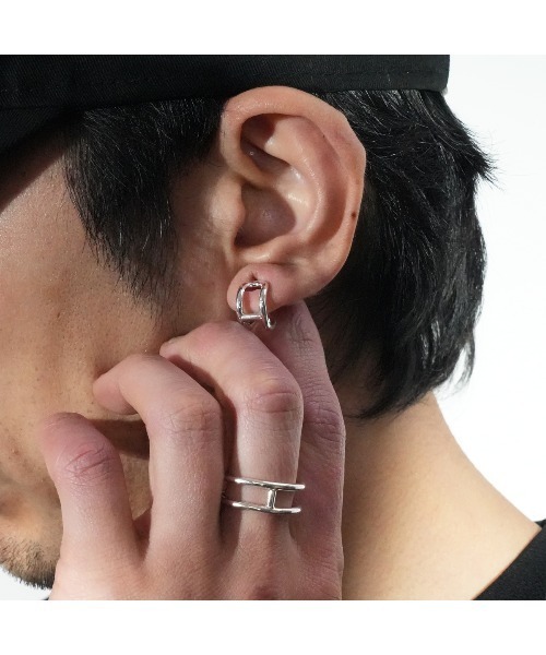 JAM HOME MADE（ジャムホームメイド）の「MM1 マリンチェーンピースピアス/メンズ/レディース/ユニセックス（ピアス（片耳用）・メンズ・シルバー・ONE SIZE）」の11枚目の写真