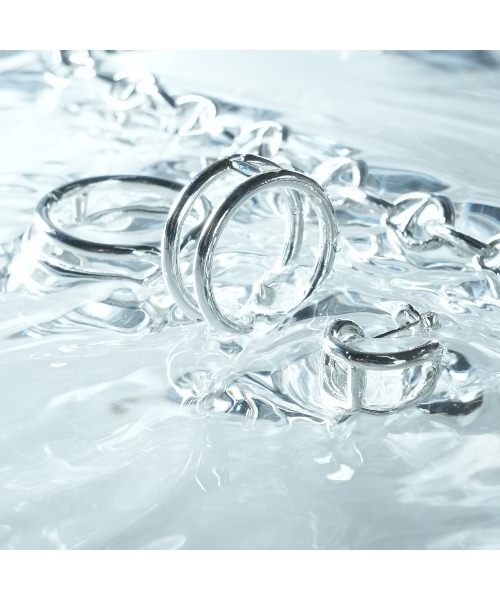 JAM HOME MADE（ジャムホームメイド）の「MM1 マリンチェーンピースピアス/メンズ/レディース/ユニセックス（ピアス（片耳用）・メンズ・シルバー・ONE SIZE）」の3枚目の写真