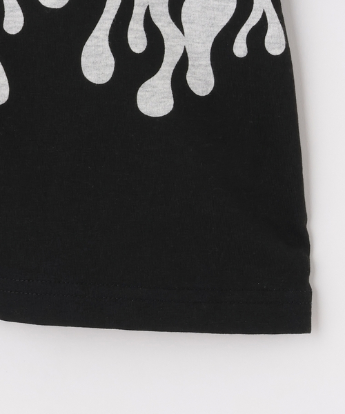 XLARGE KIDS（エクストララージキッズ）の「ファイヤーモチーフ 半袖Tシャツ（Tシャツ/カットソー・キッズ・ブラック/パープル・140cm/130cm/120cm/90cm）」の8枚目の写真