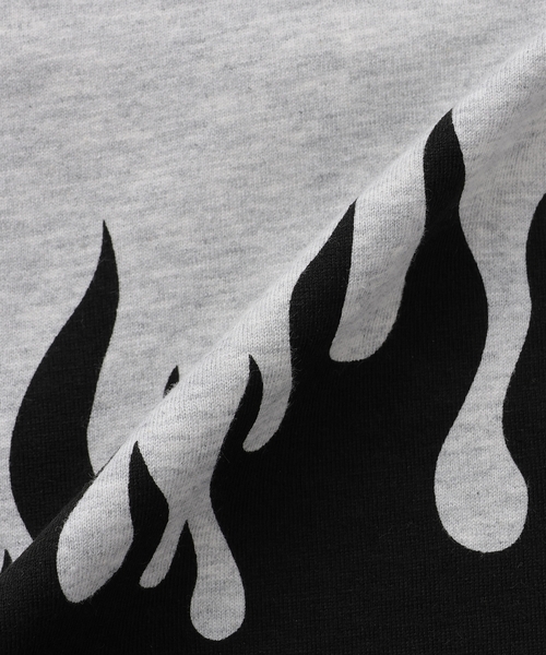 XLARGE KIDS（エクストララージキッズ）の「ファイヤーモチーフ 半袖Tシャツ（Tシャツ/カットソー・キッズ・ブラック/パープル・140cm/130cm/120cm/90cm）」の9枚目の写真