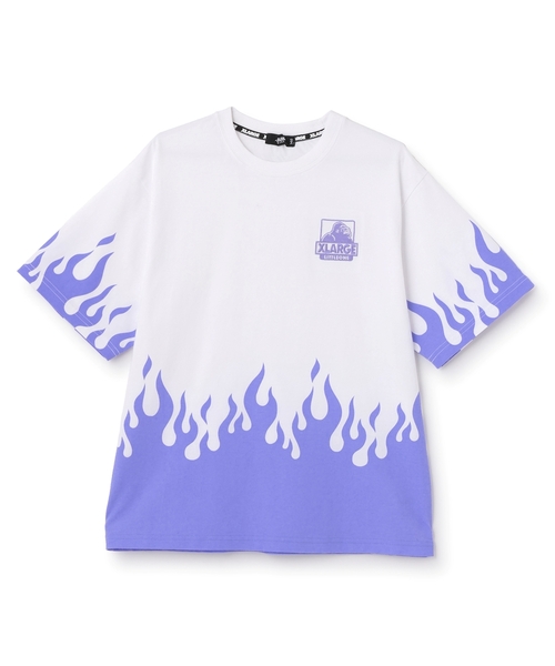 XLARGE KIDS（エクストララージキッズ）の「ファイヤーモチーフ 半袖Tシャツ（Tシャツ/カットソー・キッズ・ブラック/パープル・140cm/130cm/120cm/90cm）」の11枚目の写真