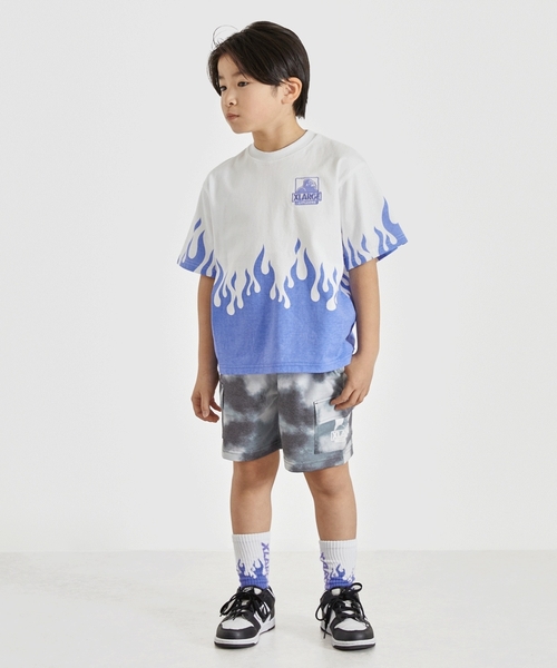 XLARGE KIDS（エクストララージキッズ）の「ファイヤーモチーフ 半袖Tシャツ（Tシャツ/カットソー・キッズ・ブラック/パープル・140cm/130cm/120cm/90cm）」の14枚目の写真