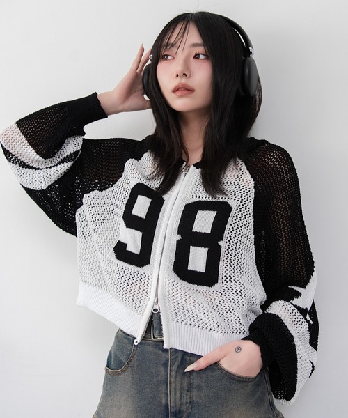 WEGO — Lagran mesh knit Parker (весна/лето — 26‑я коллекция)