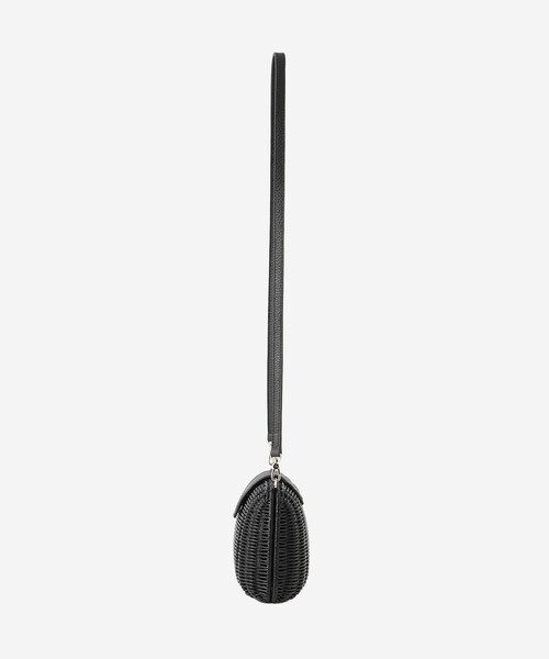 MACKINTOSH LONDON（マッキントッシュ ロンドン）の「【eclat5月号掲載】【婦人画報4月号掲載】ボタニカルウォールラタンミニショルダー（ショルダーバッグ・レディース・ブラック/ベージュ・FREE）」の7枚目の写真