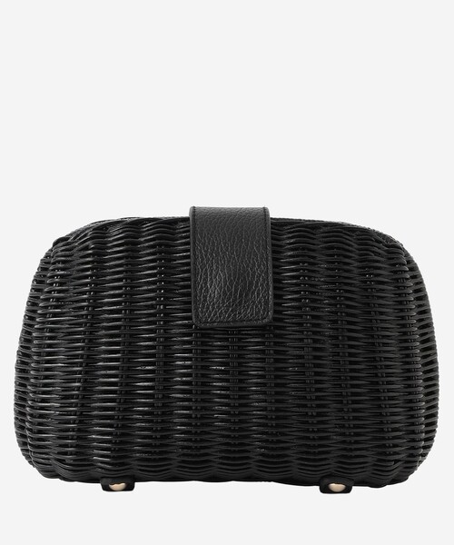 MACKINTOSH LONDON（マッキントッシュ ロンドン）の「【eclat5月号掲載】【婦人画報4月号掲載】ボタニカルウォールラタンミニショルダー（ショルダーバッグ・レディース・ブラック/ベージュ・FREE）」の12枚目の写真