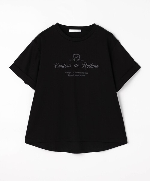 NICOLE white（ニコルホワイト）の「刺繍デザインＴシャツ（Tシャツ/カットソー・レディース・ブラック/レッド/オフホワイト・FREE）」の12枚目の写真