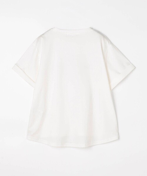 NICOLE white（ニコルホワイト）の「刺繍デザインＴシャツ（Tシャツ/カットソー・レディース・ブラック/レッド/オフホワイト・FREE）」の11枚目の写真