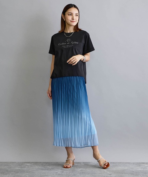 NICOLE white（ニコルホワイト）の「刺繍デザインＴシャツ（Tシャツ/カットソー・レディース・ブラック/レッド/オフホワイト・FREE）」の21枚目の写真