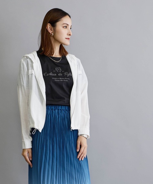 NICOLE white（ニコルホワイト）の「刺繍デザインＴシャツ（Tシャツ/カットソー・レディース・ブラック/レッド/オフホワイト・FREE）」の16枚目の写真