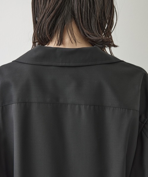 LOEFF（ロエフ）の「[LOEFF/ロエフ]LFU W TORO SKP（シャツ/ブラウス・レディース・ブラック/ダークグレー・1）」の20枚目の写真