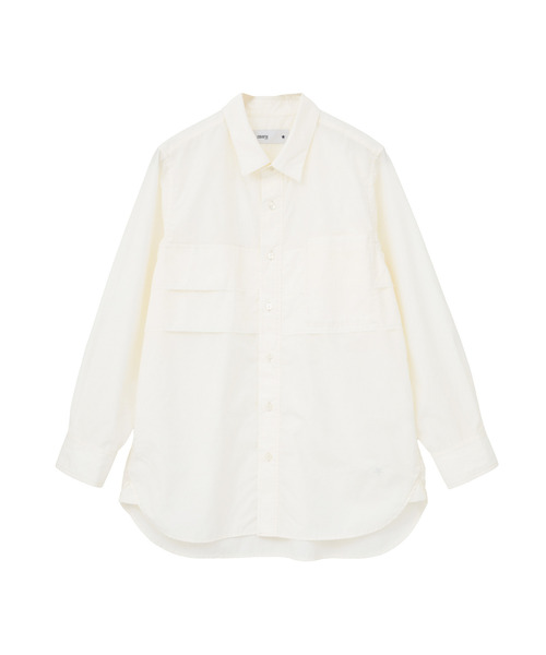 CONVERSE TOKYO(コンバーストウキョウ)の「TUCK CUT-OFF BOX SHIRT(シャツ/ブラウス・レディース・ネイビー/ピンク/オフホワイト・MEDIUM/SMALL)」の15枚目の写真