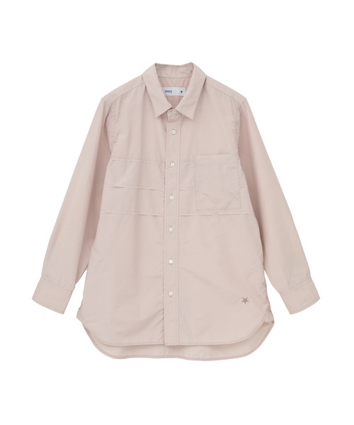 CONVERSE TOKYO(コンバーストウキョウ)の「TUCK CUT-OFF BOX SHIRT(シャツ/ブラウス・レディース・ネイビー/ピンク/オフホワイト・MEDIUM/SMALL)」の16枚目の写真