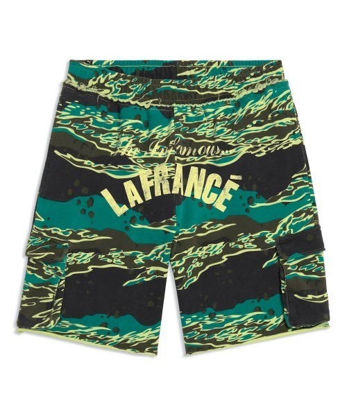 PUMA（プーマ）の「PUMA LAFRANCE SUPPLY TERRY SHORT（プーマ ラフランス サプライ テリー ショーツ）（その他パンツ・メンズ・グリーン系・SMALL/MEDIUM/LARGE/X-LARGE/XX-LARGE）」の4枚目の写真