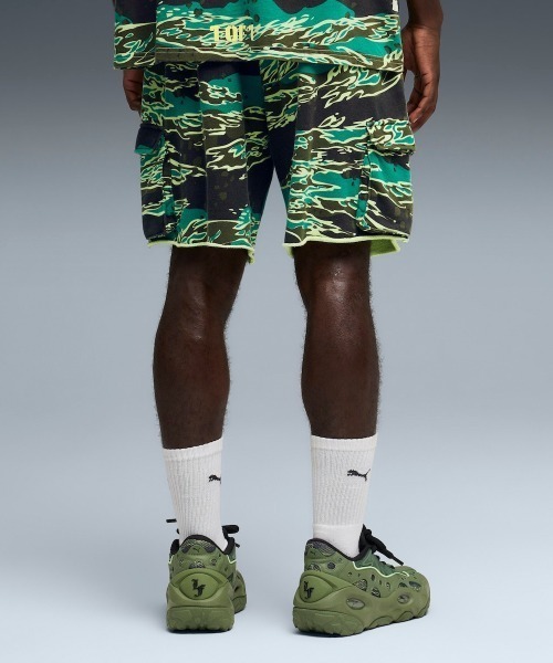 PUMA（プーマ）の「PUMA LAFRANCE SUPPLY TERRY SHORT（プーマ ラフランス サプライ テリー ショーツ）（その他パンツ・メンズ・グリーン系・SMALL/MEDIUM/LARGE/X-LARGE/XX-LARGE）」の3枚目の写真