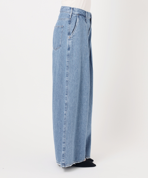 VERMEIL par iena(ヴェルメイユパーイエナ)の「upper hights アッパーハイツ THE BLAIR L85317102/L8G317102(デニムパンツ・レディース・サックスブルー・26/25/24/23)」の16枚目の写真