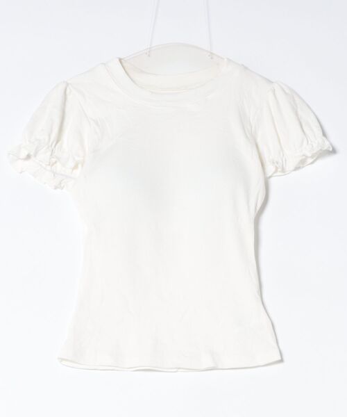frunco(フランコ)の「【ZOZOTOWN限定】パフスリーブリブTシャツ(Tシャツ/カットソー・レディース・ホワイト/イエロー/ブルー/ブラック・FREE)」の17枚目の写真